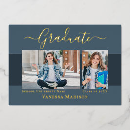 Aankondiging van het moderne Elegant Afstuderen vo