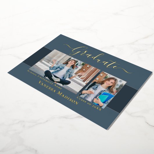 Aankondiging van het moderne Elegant Afstuderen vo (Gedraaid)