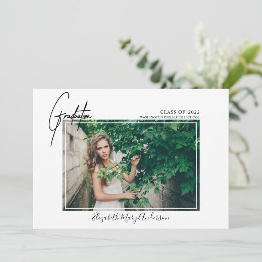 Aankondiging van het moderne Foto Afstuderen 2022 (Staand voorkant)