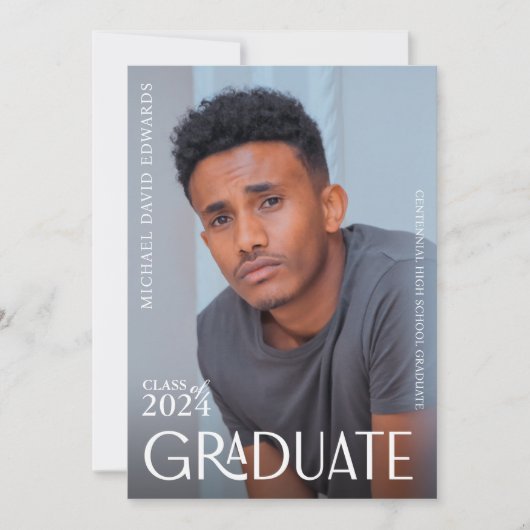 Aankondiging van het moderne foto-Afstuderen - min (Voorkant)