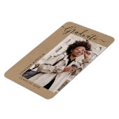 Aankondiging van het moderne, minimale Afstudeerde Magneet (Linkerzijde)