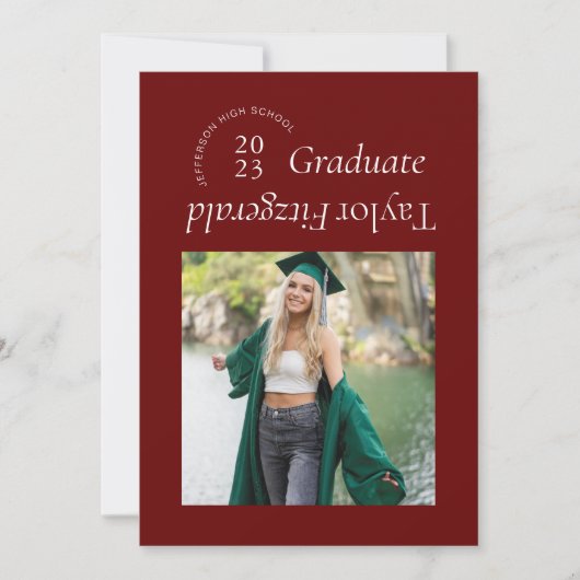 Aankondiging van het moderne, minimale Trendy-Afst (Voorkant)