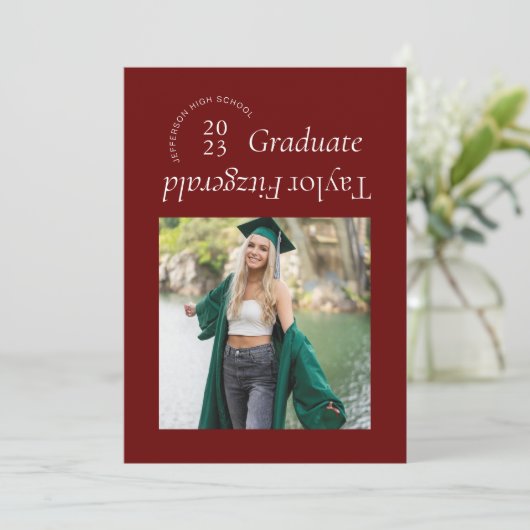 Aankondiging van het moderne, minimale Trendy-Afst (Staand voorkant)