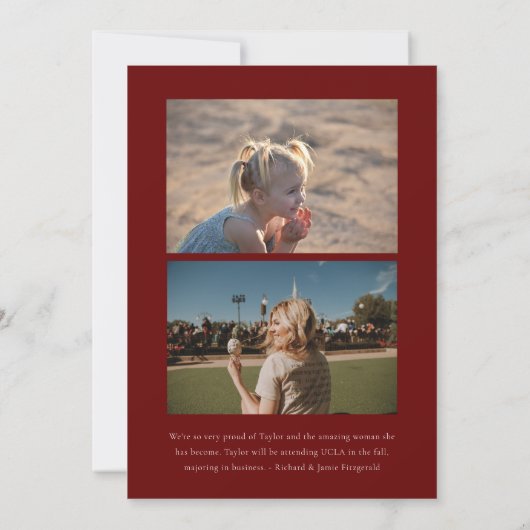 Aankondiging van het moderne, minimale Trendy-Afst (Achterkant)