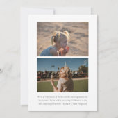 Aankondiging van het moderne, minimale Trendy-Afst (Achterkant)