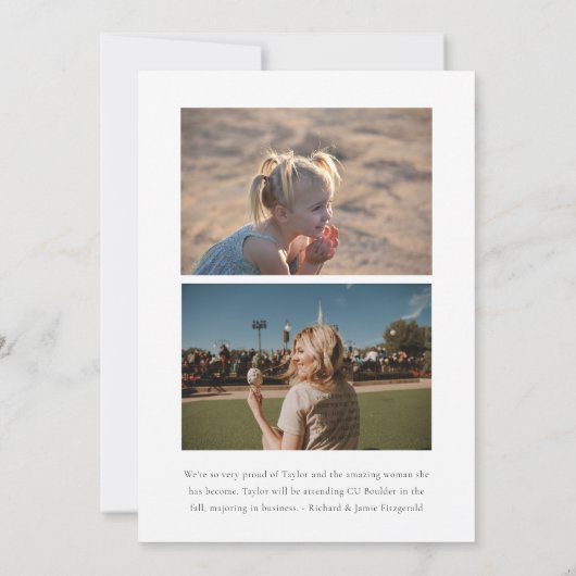 Aankondiging van het moderne, minimale Trendy-Afst (Achterkant)