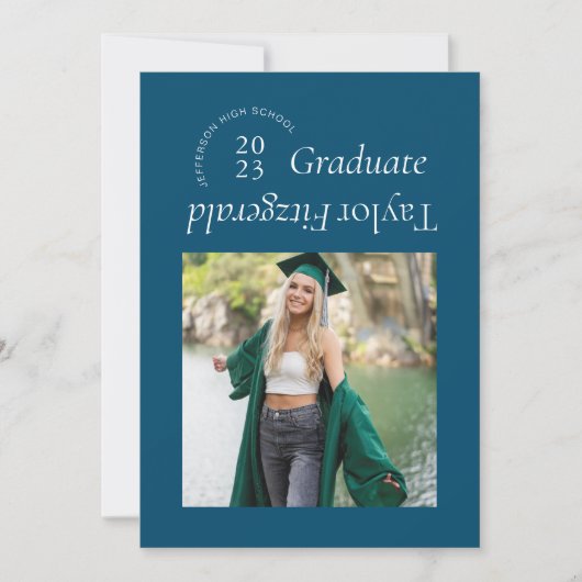 Aankondiging van het moderne, minimale Trendy-Afst (Voorkant)