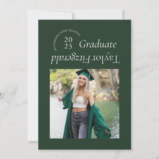 Aankondiging van het moderne, minimale Trendy-Afst (Voorkant)