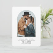 Aankondiging van het moderne, minimalistische foto (Staand voorkant)