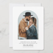 Aankondiging van het moderne, minimalistische foto (Voorkant)