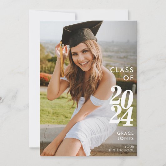 Aankondiging van het moderne, minimalistische foto (Voorkant)