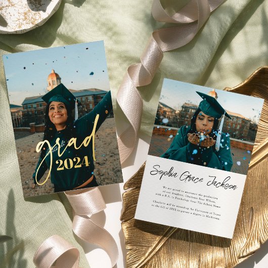 Aankondiging van het moderne, minimalistische foto