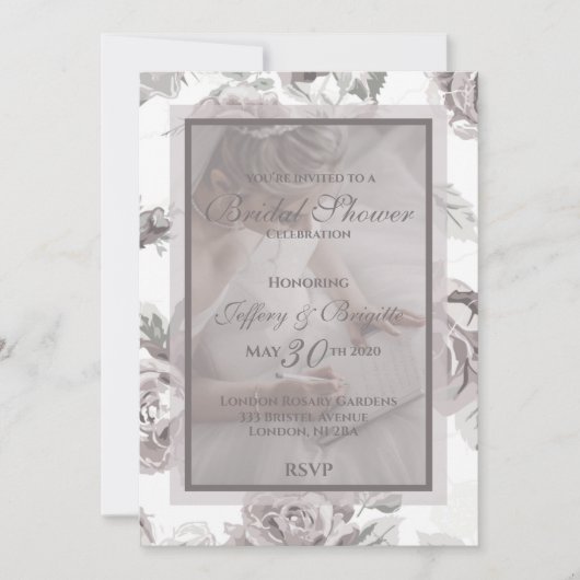 Aankondiging van het mosterd roos roze vrijgezelle (Voorkant)