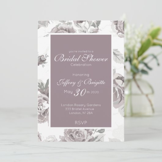 Aankondiging van het mosterd roos roze vrijgezelle (Staand voorkant)