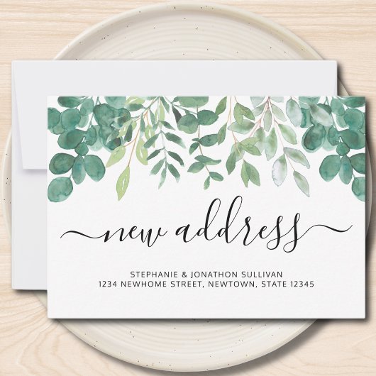 Aankondiging van het nieuwe adres Eucalyptus Green