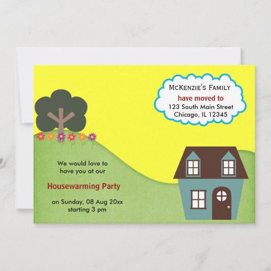 Aankondiging van het Open House (Voorkant)