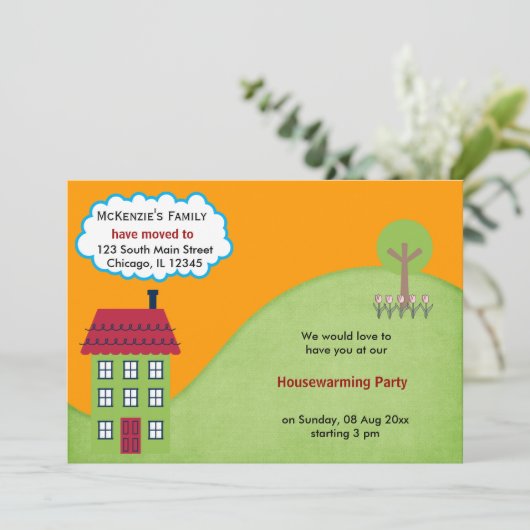 Aankondiging van het Open House (Staand voorkant)