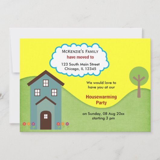 Aankondiging van het Open House (Voorkant)