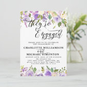Aankondiging van het Paarse en witte Verloving (Staand voorkant)