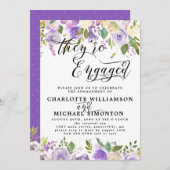 Aankondiging van het Paarse en witte Verloving (Voorkant / Achterkant)