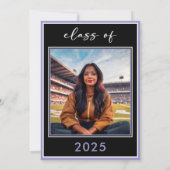 Aankondiging van het Paarse Script Afstuderen (Achterkant)