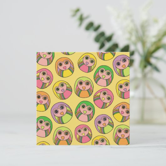 Aankondiging van het patroonpatroon van Birthday P (Staand voorkant)