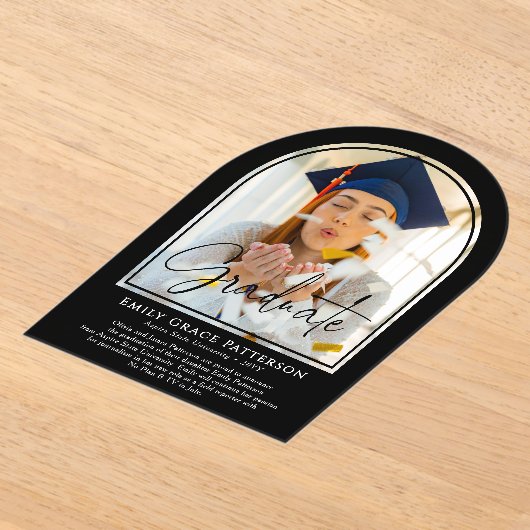 Aankondiging van het Photo Modern Arch Script Afst (Laagn)