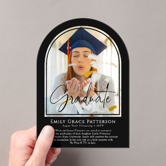 Aankondiging van het Photo Modern Arch Script Afst (Insitu (Draagbaar))