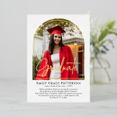 Aankondiging van het Photo Modern Arch Script Afst (Staand Voorkant)