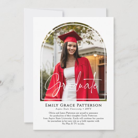 Aankondiging van het Photo Modern Arch Script Afst (Voorkant)