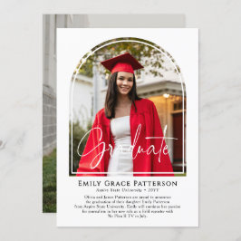 Aankondiging van het Photo Modern Arch Script Afst