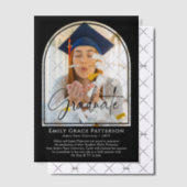 Aankondiging van het Photo Modern Arch Script Afst (Offset (Uitnodiging))