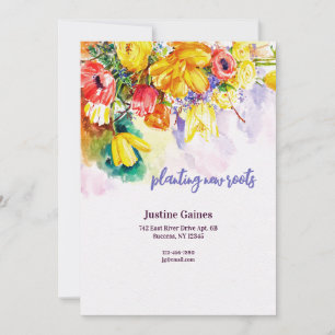 Aankondiging van het planten van nieuwe wortels