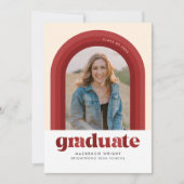 Aankondiging van het rode Afstuderen van de Retro  (Voorkant)