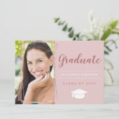 Aankondiging van het roos Gold Geometric Photo Afs (Staand voorkant)