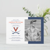 Aankondiging van het toekomstige Afstudeerder van (Staand voorkant)