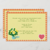 Aankondiging van het verloving voor een bruiloft i (Voorkant / Achterkant)