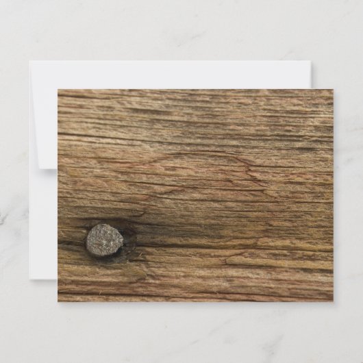 Aankondiging van het Verloving White Daisy en Barn (Achterkant)