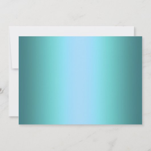 Aankondiging van het Vrijgezellenfeest Peacock (Achterkant)