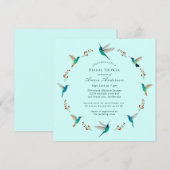 Aankondiging van het Vrijgezellenfeest van mensvog (Voorkant / Achterkant)