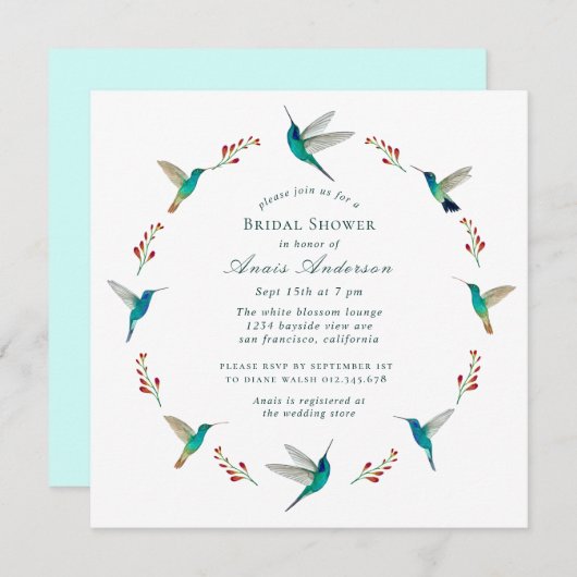 Aankondiging van het Vrijgezellenfeest van mensvog (Voorkant / Achterkant)