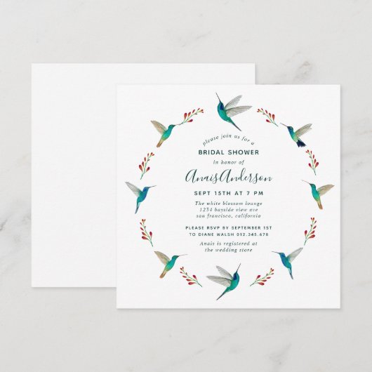 Aankondiging van het Vrijgezellenfeest van mensvog (Voorkant / Achterkant)