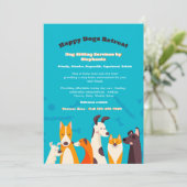 Aankondiging van hondenzitservices (Staand voorkant)