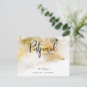 Aankondiging van honingwedstrijden uitstellen Wate Briefkaart (Staand voorkant)