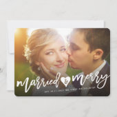 Aankondiging van huwelijksfeest- en feestdag voor  (Voorkant)