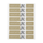 Aankondiging van huwelijksfeest en feestelijke fot (Vel)