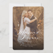 Aankondiging van huwelijksfeest op Kissmas Foto Ho (Voorkant)