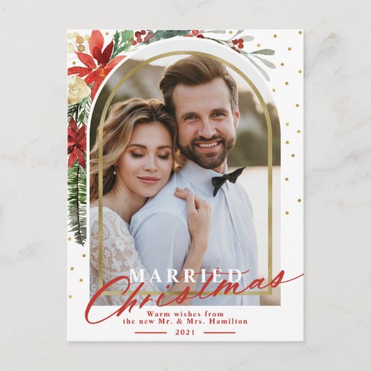 Aankondiging van huwelijkskerstfeestdag (Voorkant)