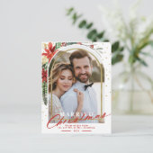 Aankondiging van huwelijkskerstfeestdag (Staand voorkant)