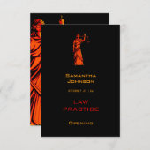 Aankondiging van inleiding rechtspraktijk (Voorkant / Achterkant)